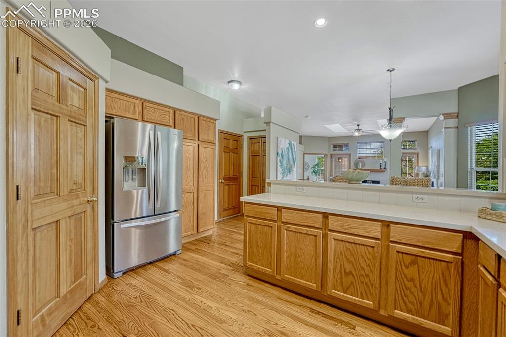 Image 14 of 48: This angle of the kitchen shows its fantastic open concept overlooking the 