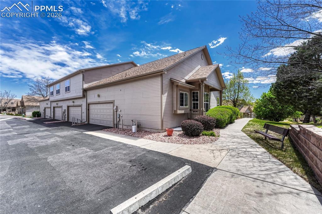 Image 41 of 48: This exterior view showcases the home