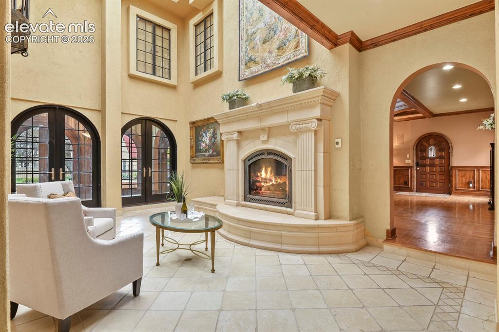 Image 18 of 50: Fireplace
