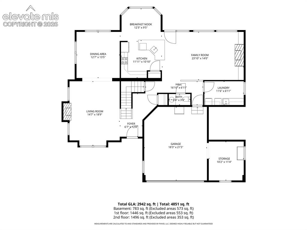 Image 47 of 49: Main Level Floor Plan!