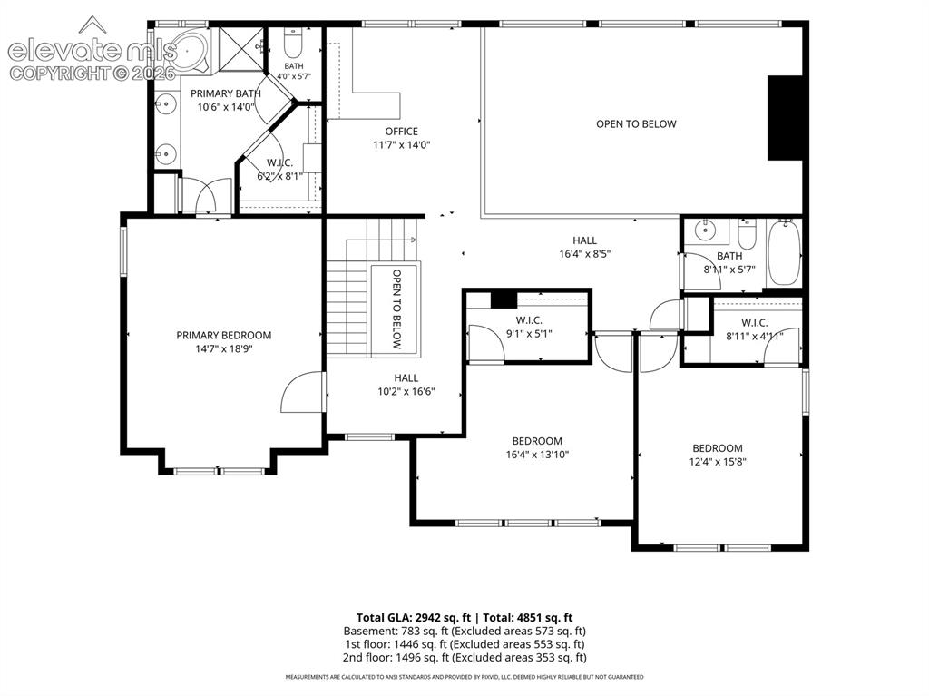 Image 48 of 49: Upper Level Floor Plan!
