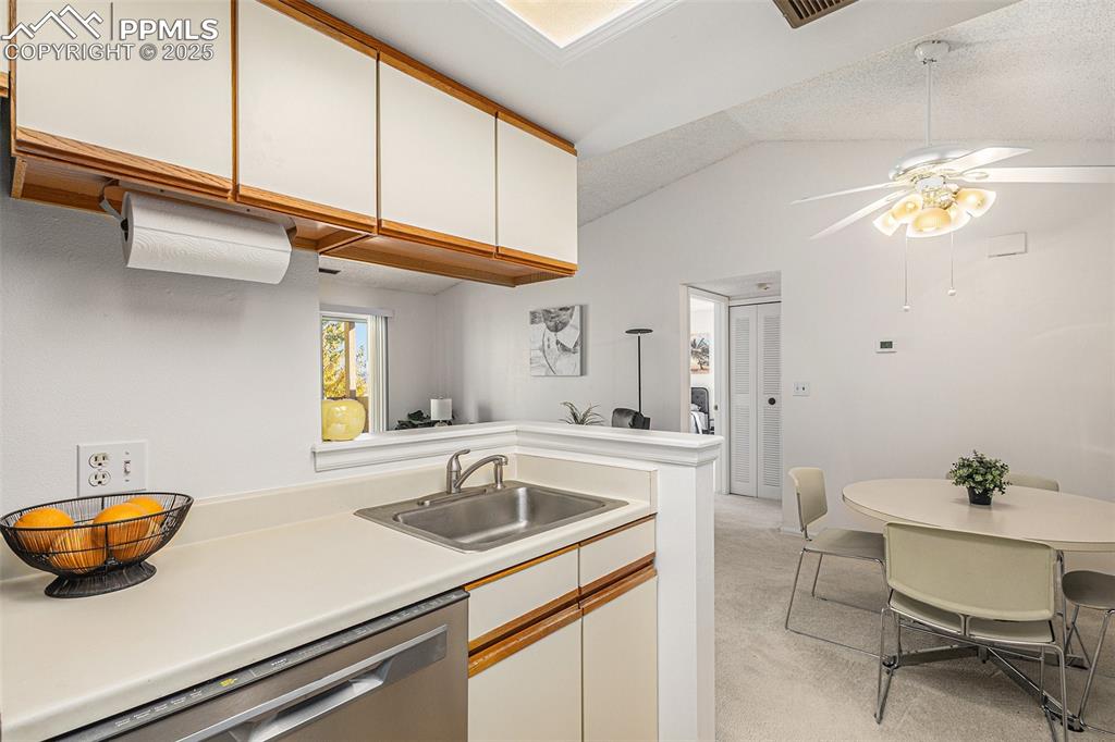 Image 8 of 19: View of vaulted ceilings!