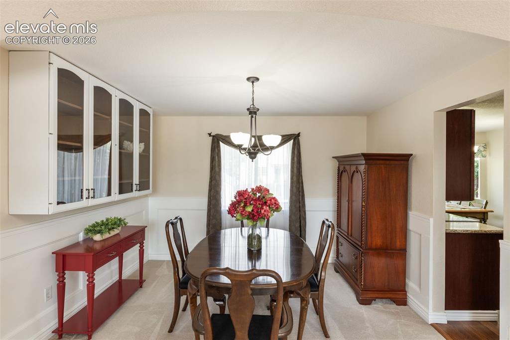 Image 8 of 47: Dining room with ample space for large table and additional seating.