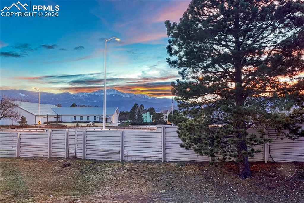 Image 38 of 50: Back yard with stunning views