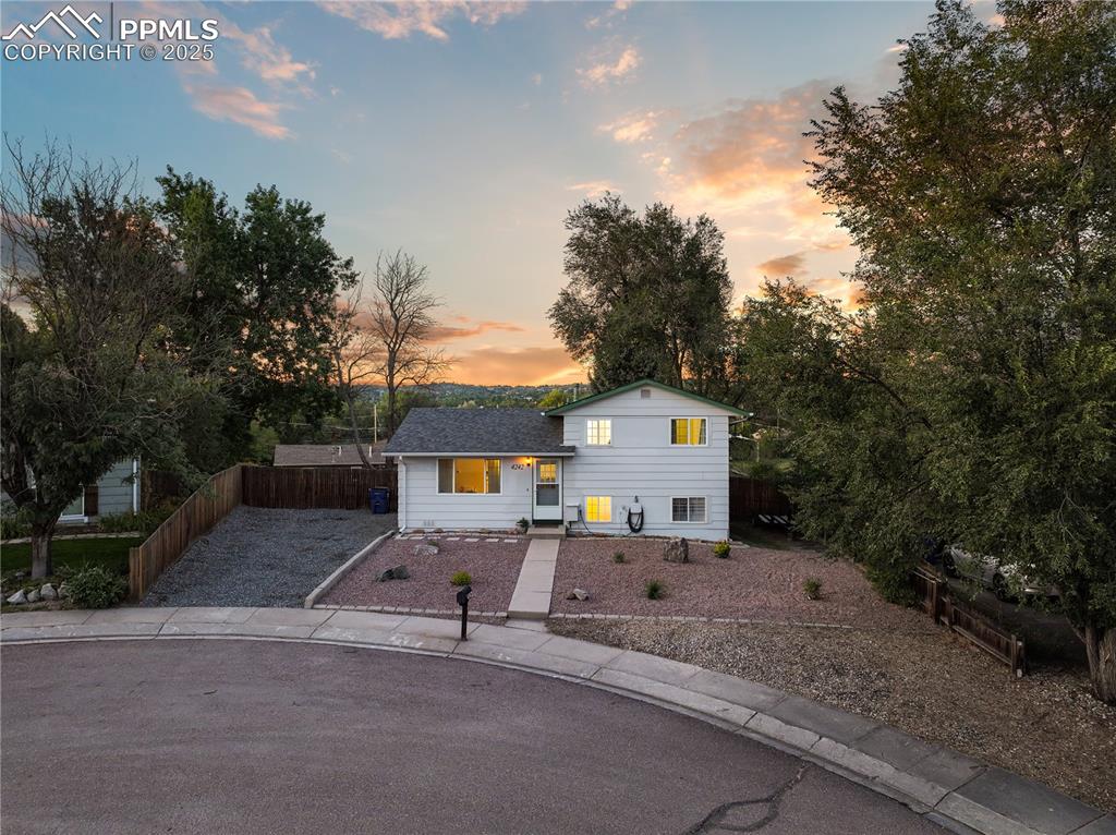 Caption: View of front facade
