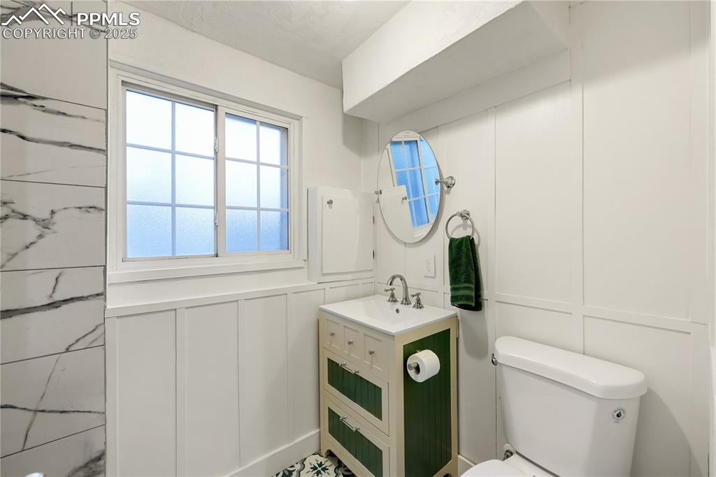 Image 22 of 32: lower level 3/4 bath