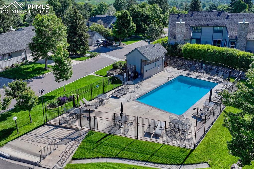 Image 35 of 50: The pool is across the street from the townhome.