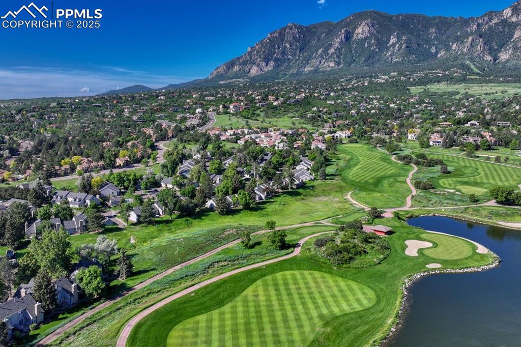 Image 49 of 50: Aerial overview of property