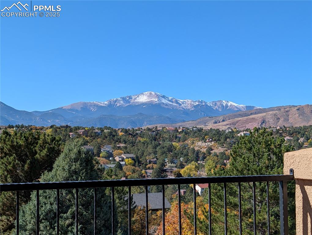 Image 3 of 33: Incredible mountain views from the upper and lower porches