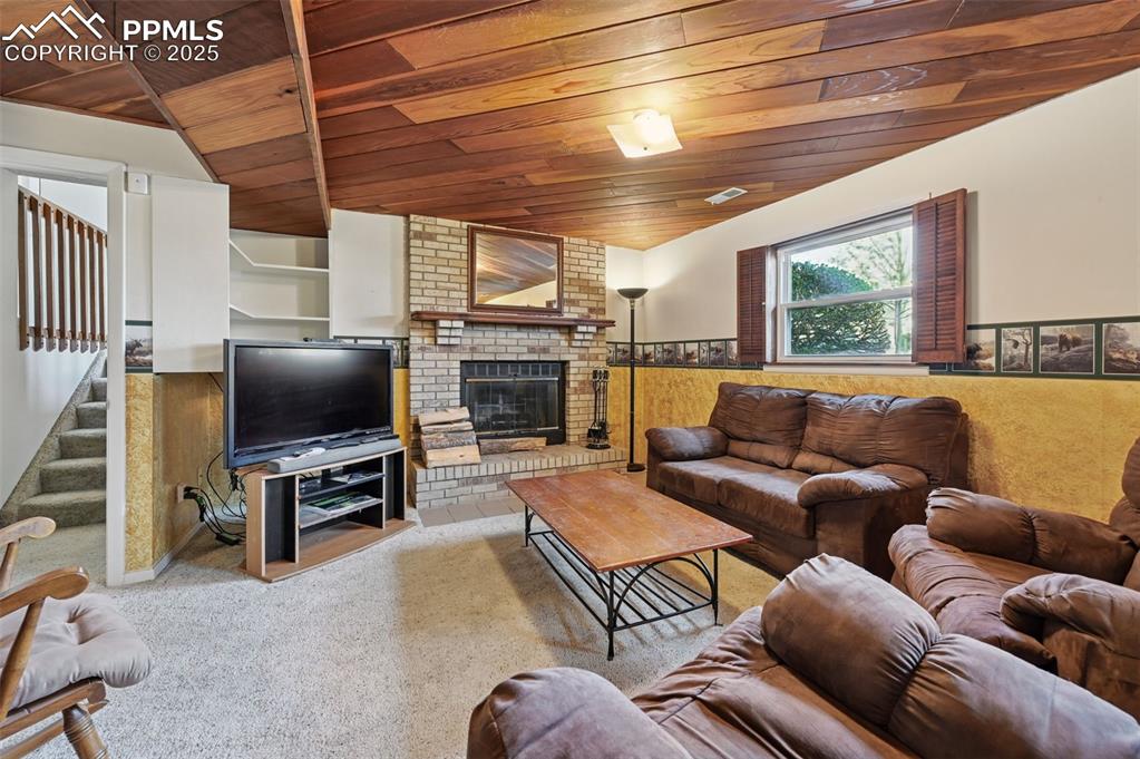 Image 22 of 39: Basement Living Room