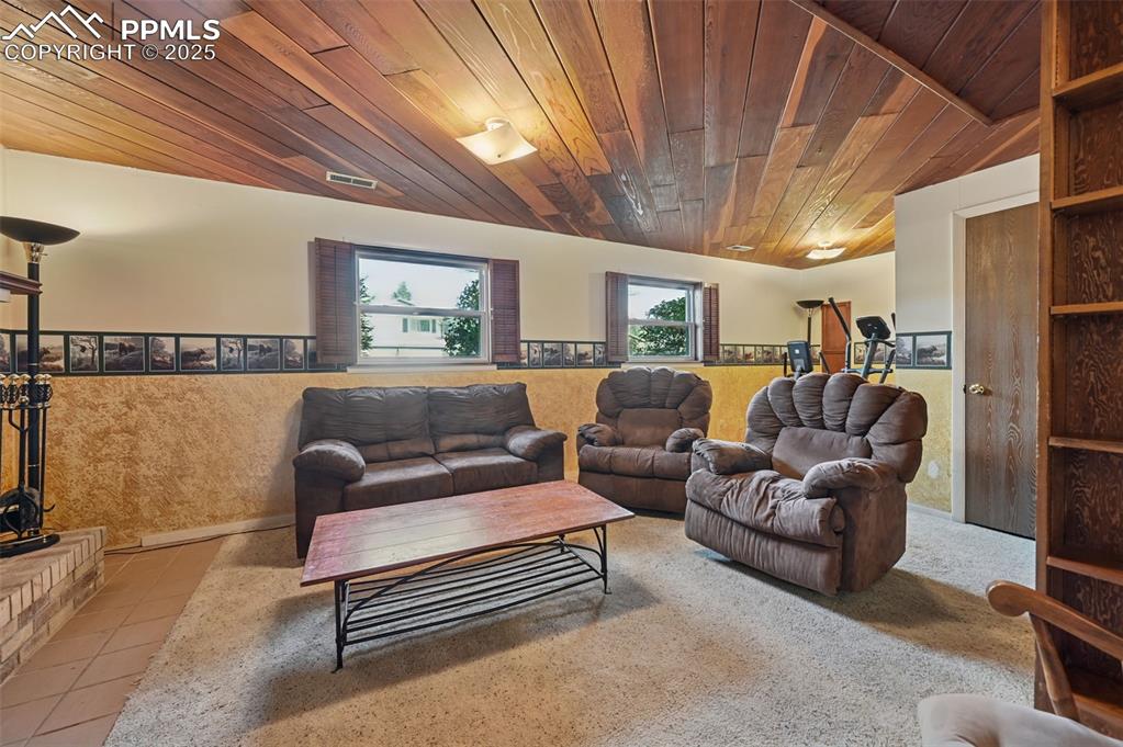 Image 23 of 39: Basement Living Room