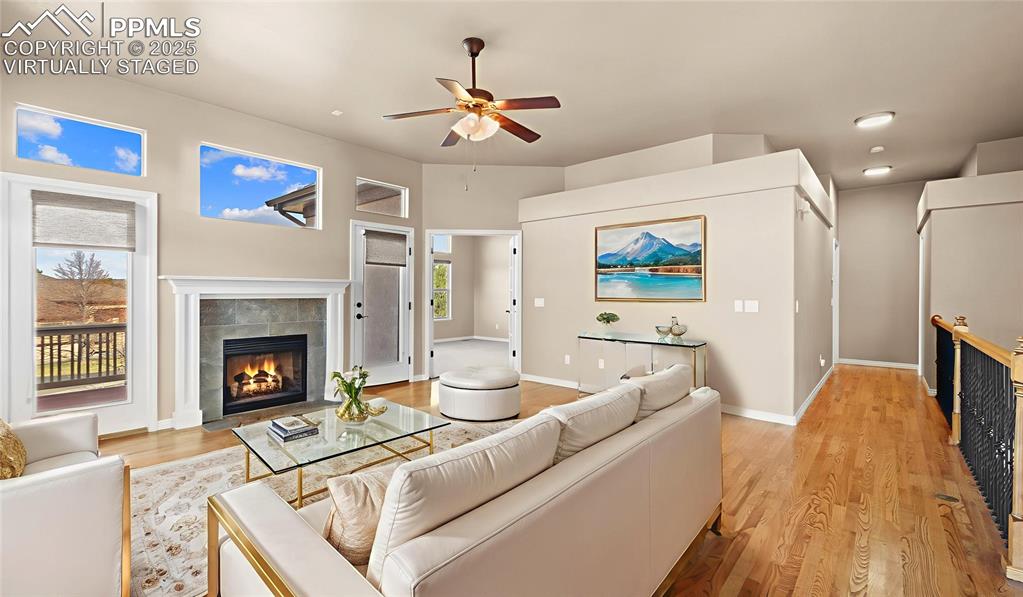 Image 7 of 50: Virtually Staged Living Room