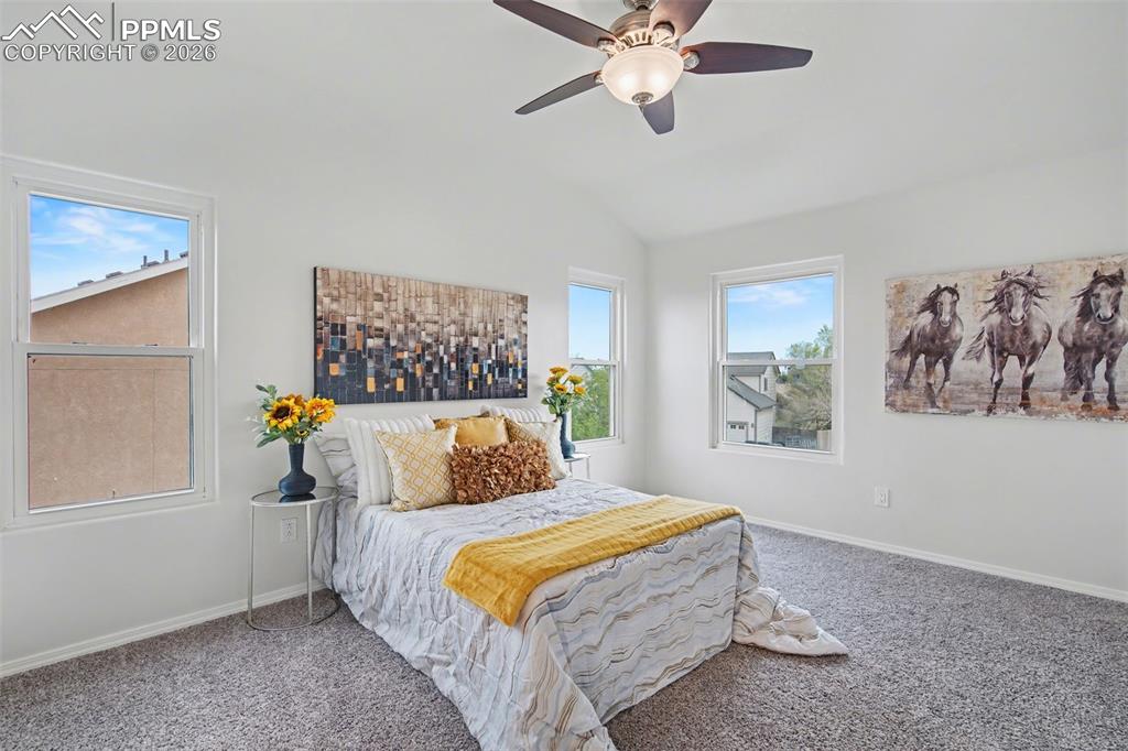 Image 18 of 40: Serene Primary Retreat with Soft Light