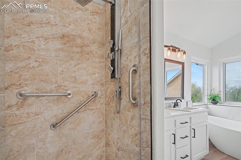 Image 24 of 40: Walk-In Shower with Elevated Accessibility