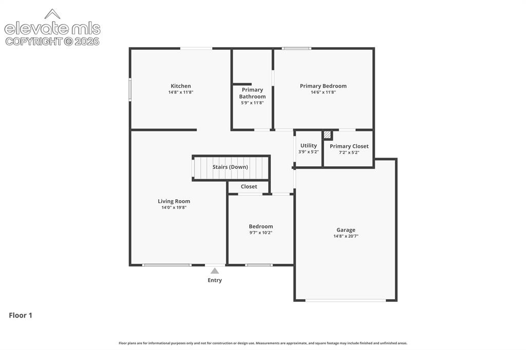 Image 40 of 41: Main Level Floor PLan