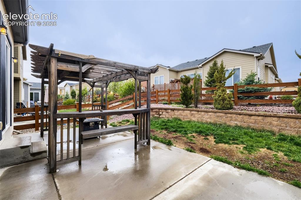 Image 38 of 50: newer pergola