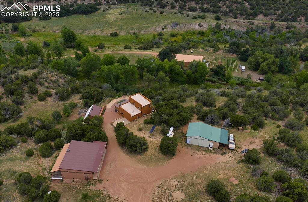 Image 30 of 42: Aerial view of property