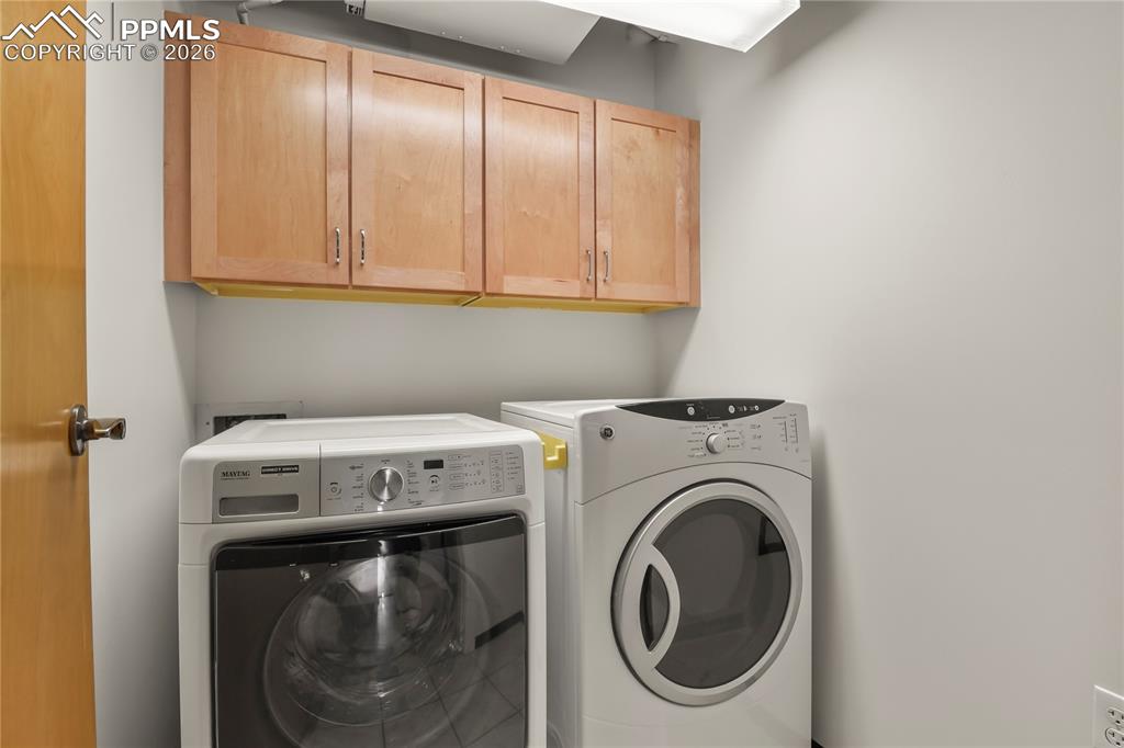 Image 27 of 50: Laundry is conveniently located on the main level