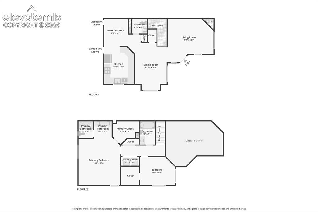 Image 26 of 26: Both Level Floor Plans