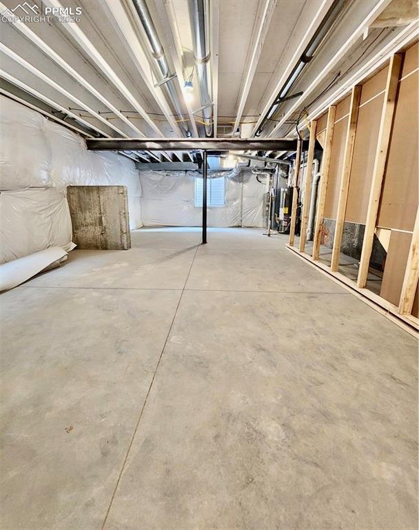 Image 9 of 14: Unfinished basement