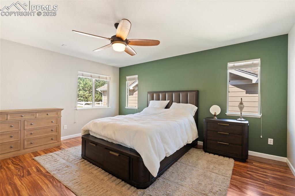 Image 21 of 38: Upper level primary bedroom