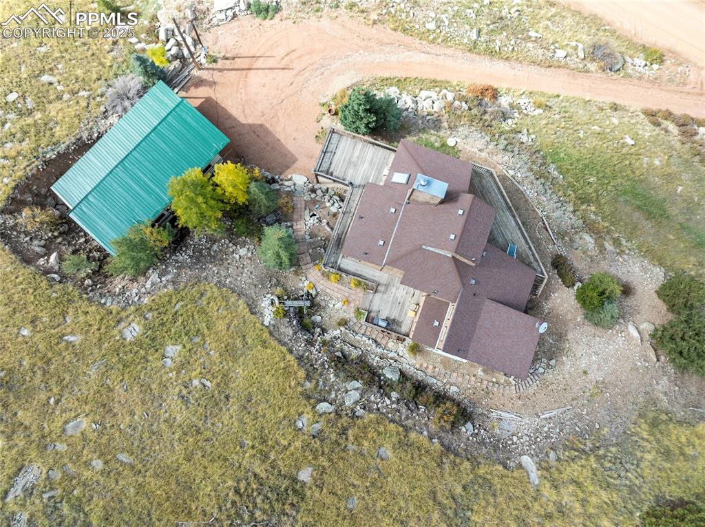 Image 44 of 48: Aerial view of property