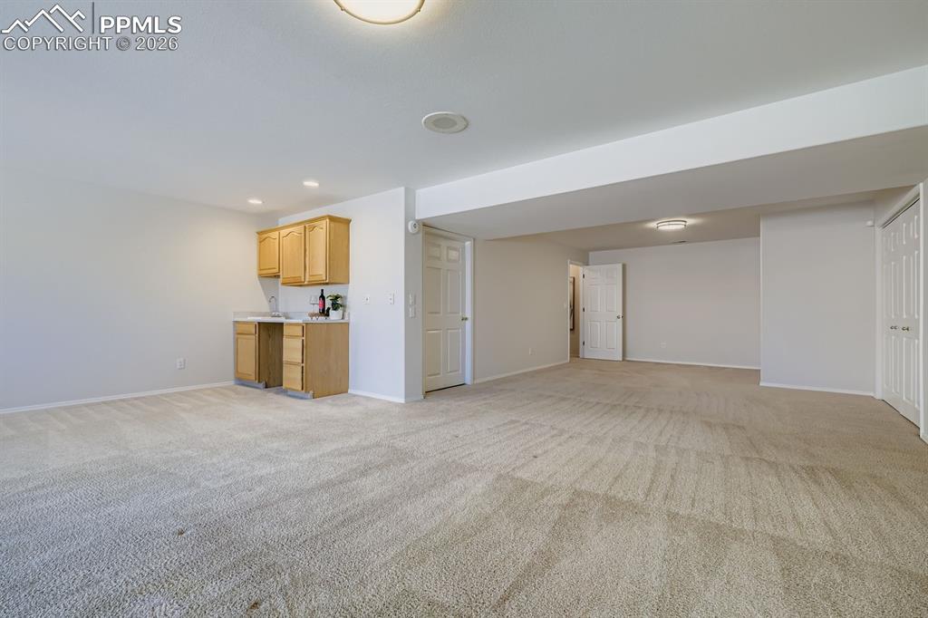 Image 25 of 41: Basement family room