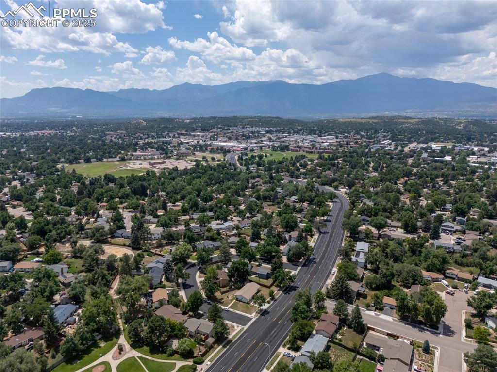 Image 47 of 49: Aerial View of the Mountain Range