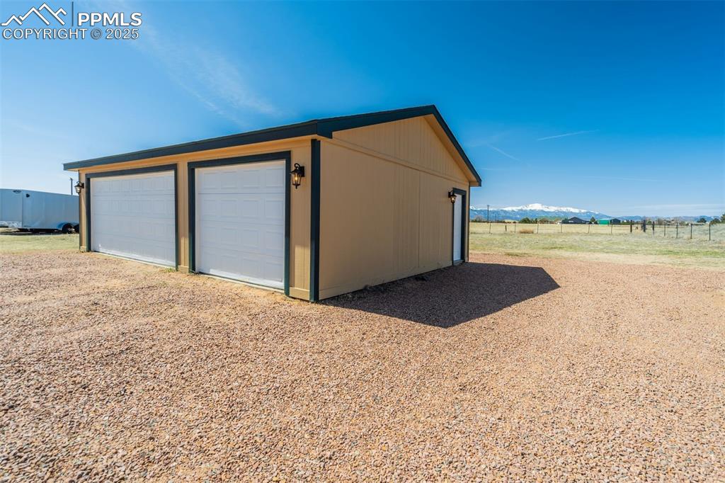 Image 37 of 50: View of detached garage