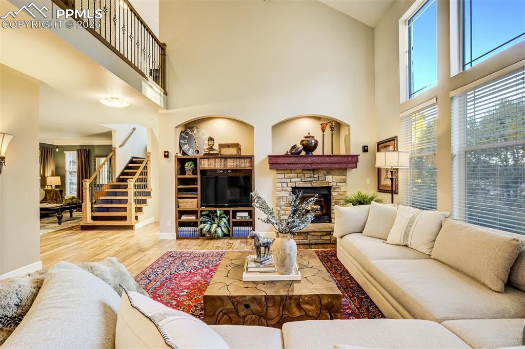 Image 6 of 50: The Family Room is inviting and open