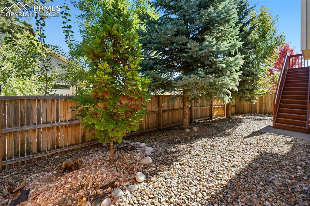 Image 31 of 36: Lower patio area off basement game room