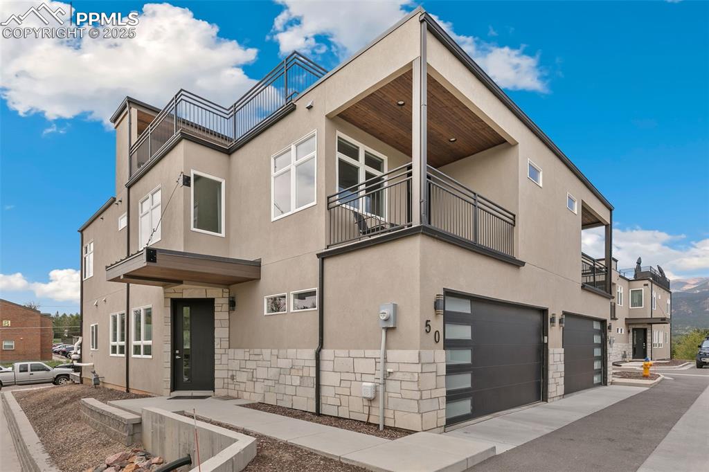 Caption: Front of Structure