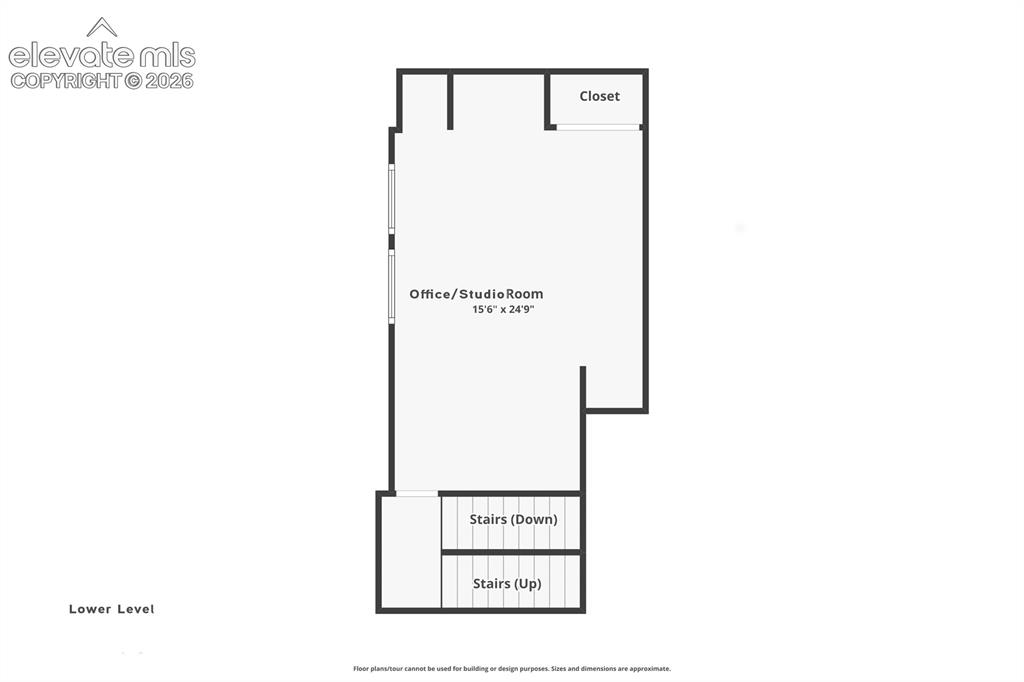 Image 39 of 41: This represents the lower level which is garden level.