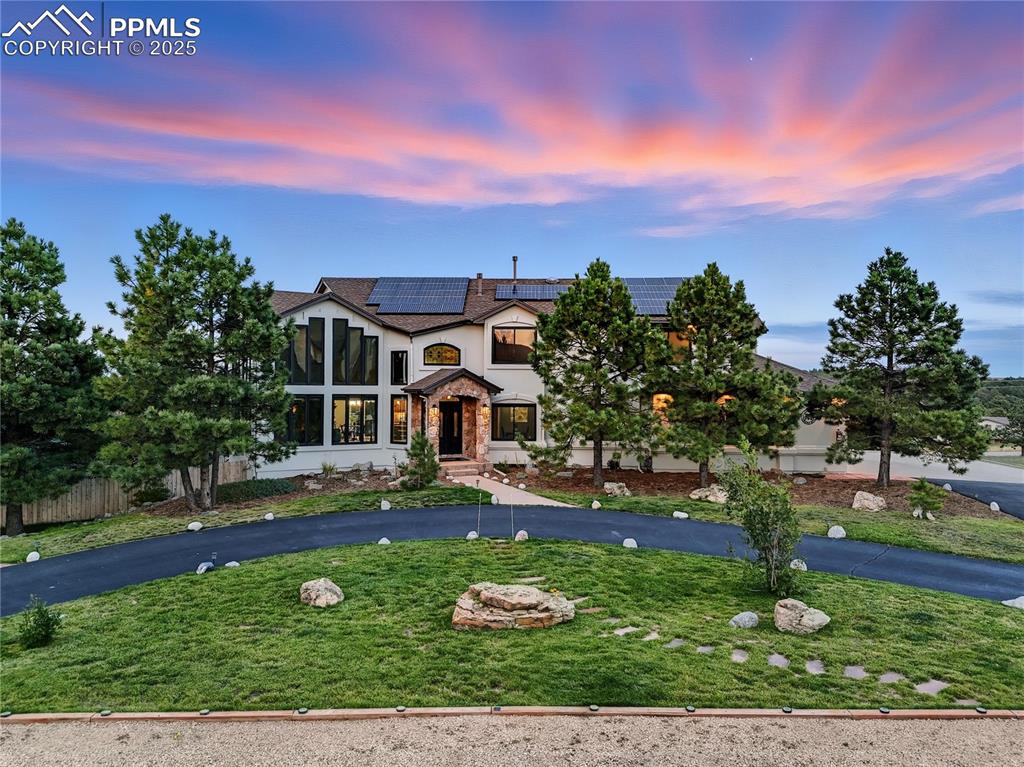 Caption: Front of Structure