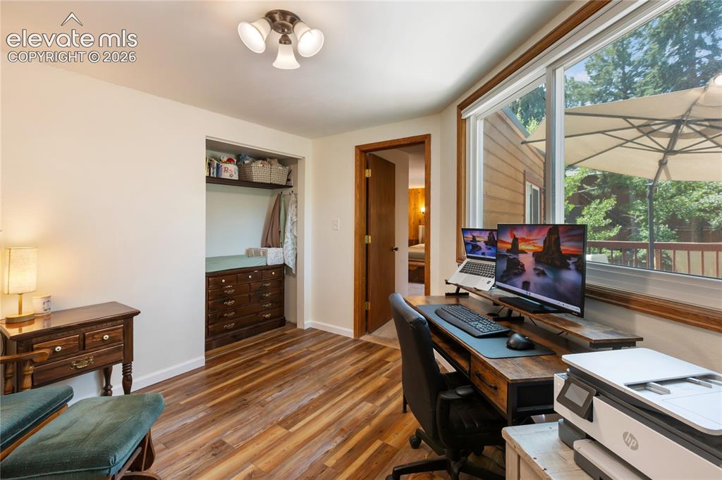 Image 15 of 27: And, just off the primary, a great home office, gym or nursery!