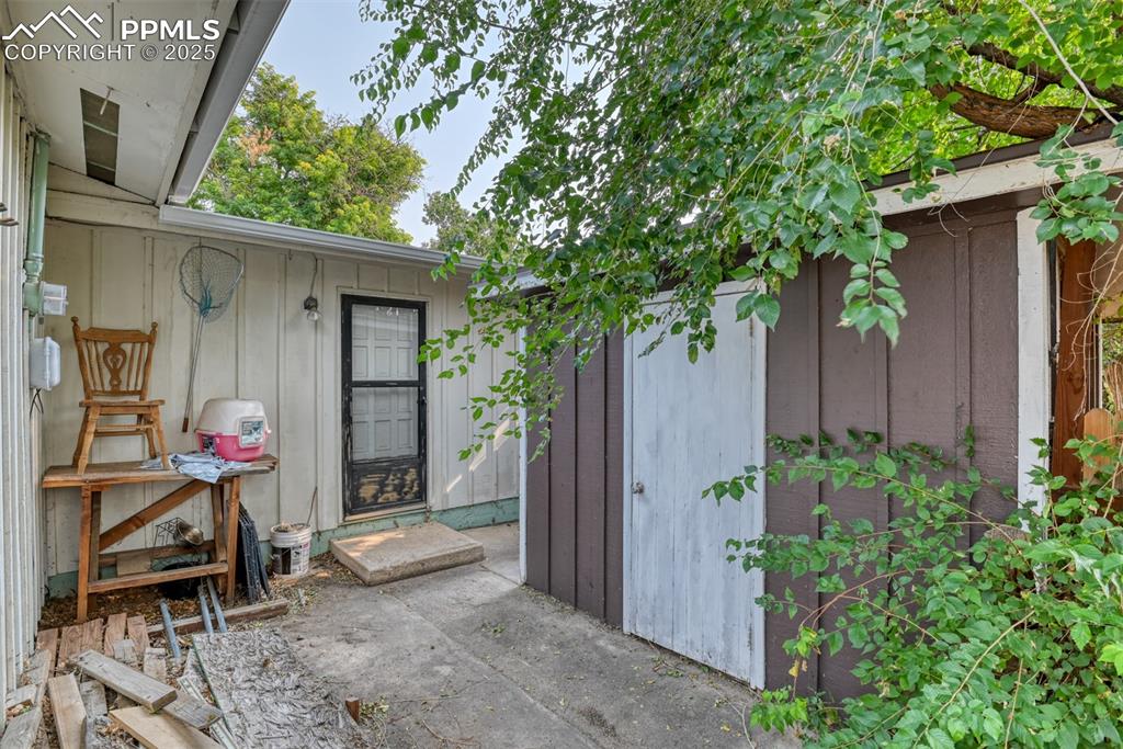 Image 9 of 44: One of 2 sheds to keep your toys and tools!