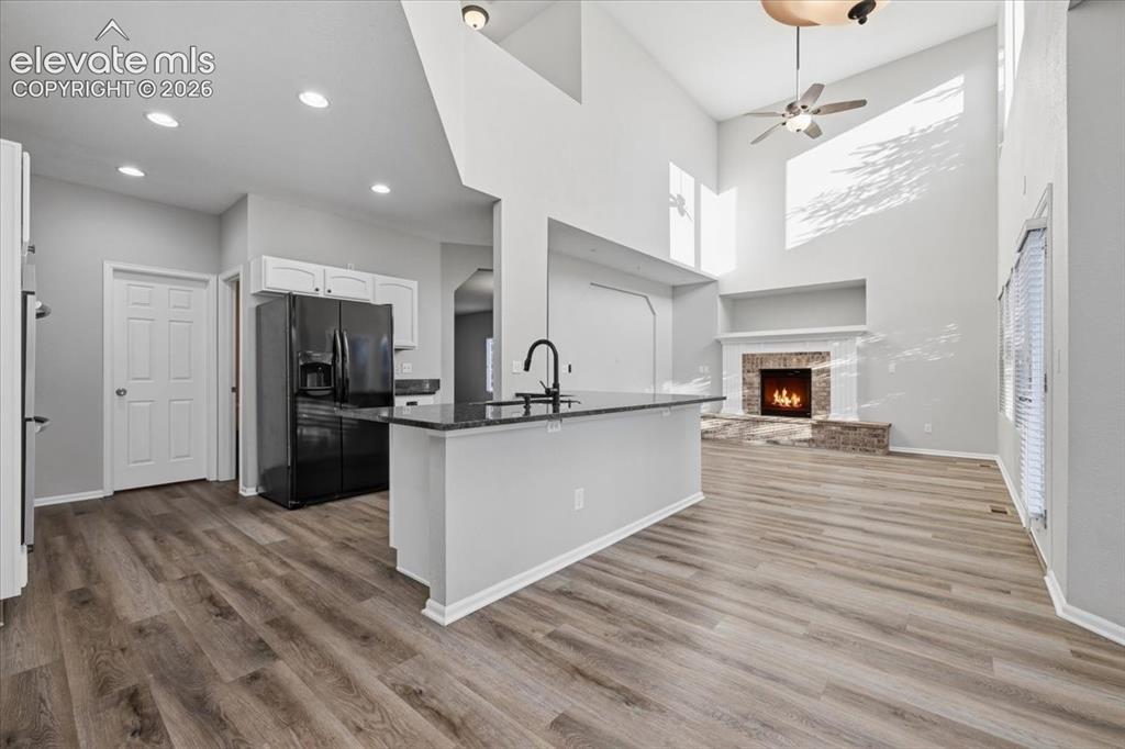 Image 15 of 44: Open concept kitchen with breakfast nook