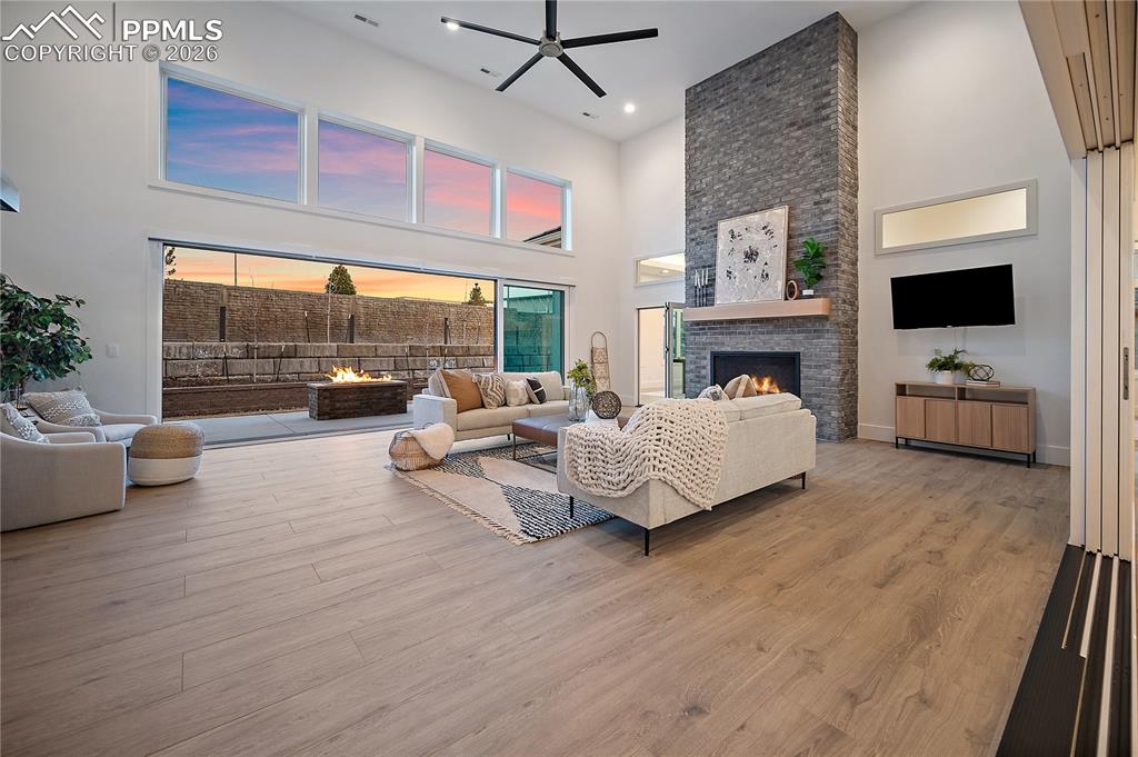 Image 8 of 43: A fully insulated indoor-outdoor living space designed for year-round comfo