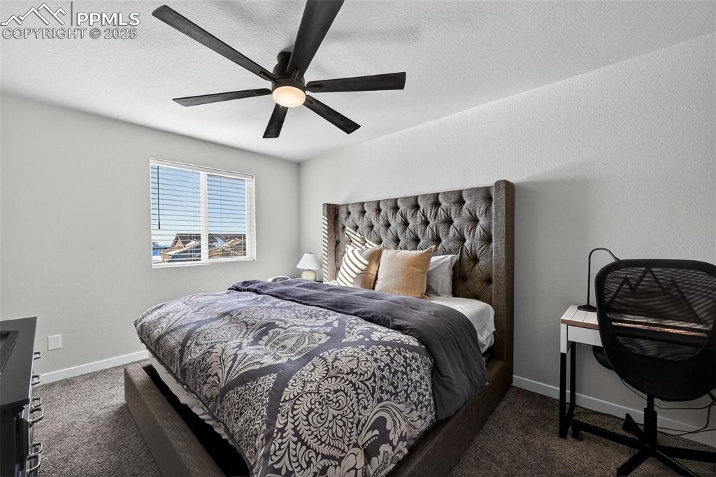Image 27 of 43: Large upstairs bedroom with walk-in closet