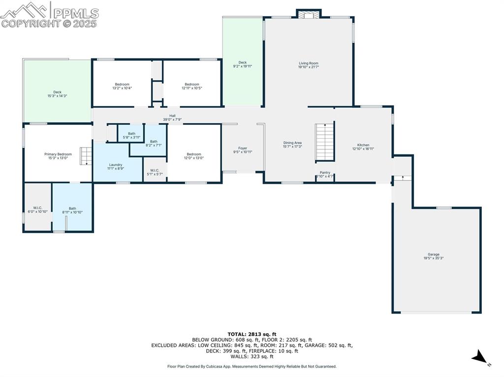 Image 46 of 50: Main level, Garage does not show artist loft/storage area