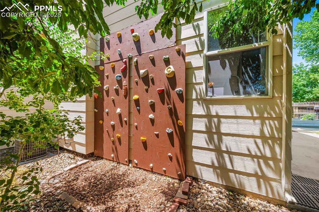 Image 42 of 46: Kids climbing wall! 