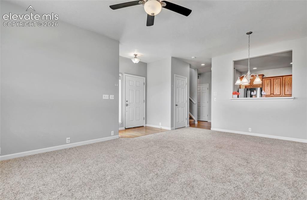 Image 13 of 42: View of open space, lots of natural light, new paint