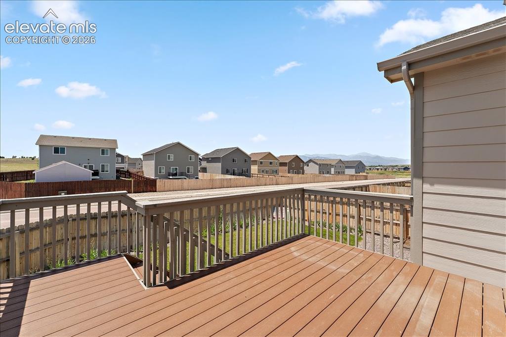 Image 26 of 48: Amazing deck with mountain views