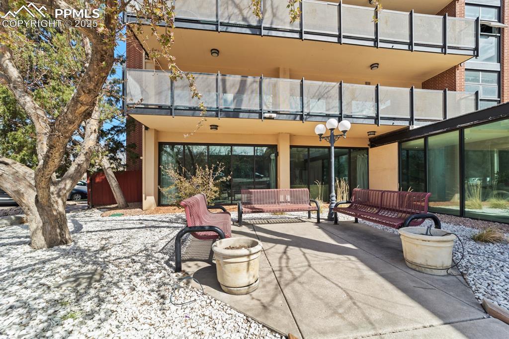 Image 2 of 32: View of patio / terrace with a balcony