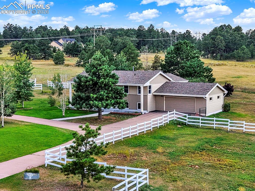 Image 2 of 50: Property has meadow views and 3 separate pastures.
