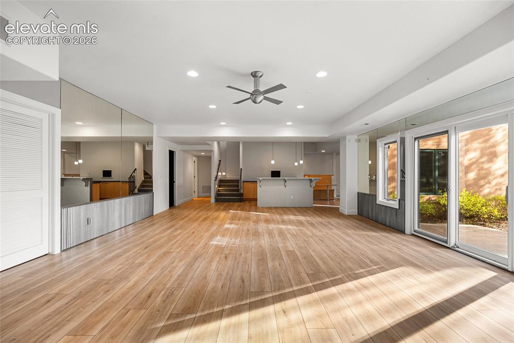Image 26 of 42: Large Walkout Basement with Bar