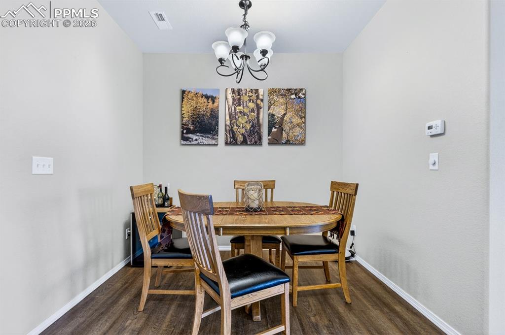 Image 16 of 42: Really nice separate dining area