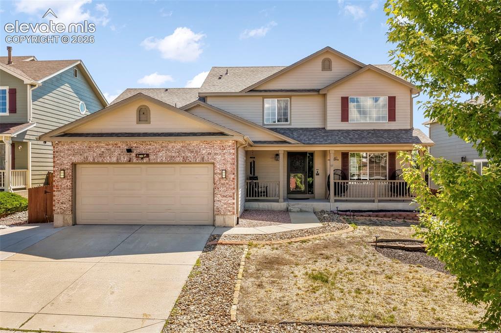 Caption: Front of home