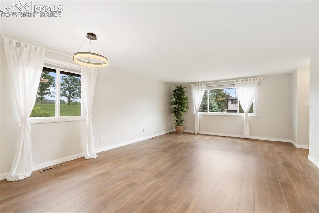 Image 14 of 50: View of the dining room/great room combo