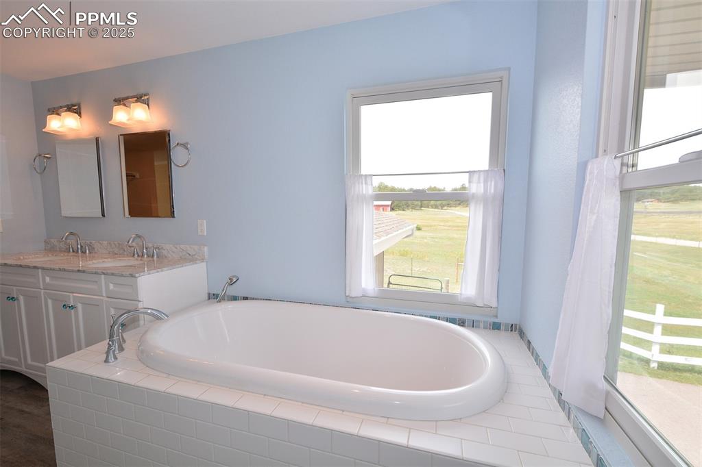 Image 23 of 50: Soaking tub with a view